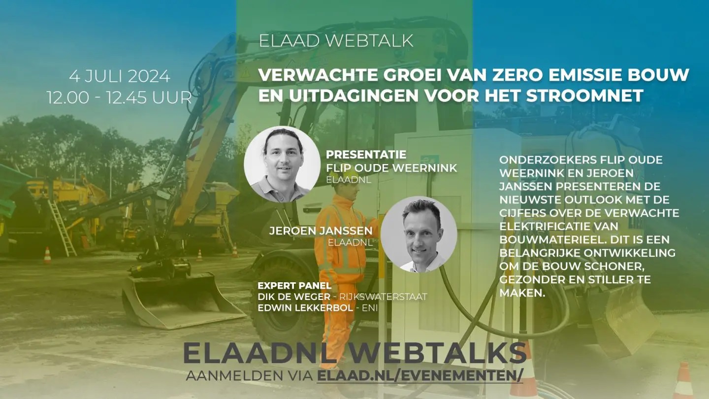 Elaad Webtalk ‘Verwachte groei van Zero Emissie bouw en uitdagingen voor het stroomnet’